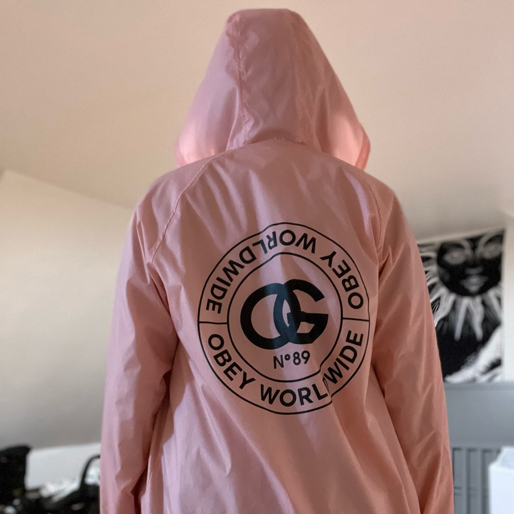 Pink Obey Lightweight Jacket